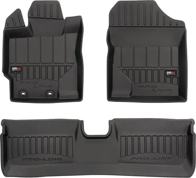 Zdjęcie produktu dla 2011-2019 Toyota Yaris dywaniki podłogowe TPE czarne 3 szt