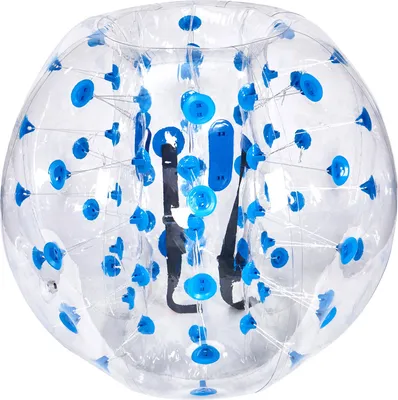 Produktbild von SucceBuy 1er-Pack aufblasbarer Bumper Ball, 4 Fuß/1,2 m Sumo-Zorb-Ball für Jugendliche und Erwachsene, 0,8 mm PVC-Bubble-Ball für Outdoor-Mannschaftsspiele, menschlicher Hamsterball-Bopper-Spielzeug