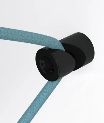 Produktbild von Creative Cables ´v´-haken Für Stoffummantelte Elektrokabel Zur Decken-oder Wandmontage Silber  Silber One Size