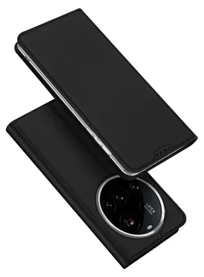 Obrázek produktu pro Pro Xiaomi 15 Ultra – pouzdro DUX DUCIS Skin Pro Series Flip z umělé kůže, černé