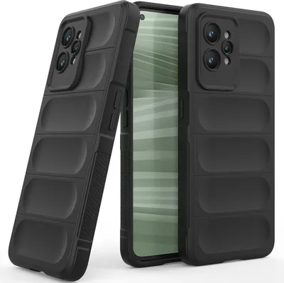 Produktbild von Handyhülle für Realme GT2 Pro Weich TPU Silikon Stossfest Anti-rutsch Hülle Schwarz