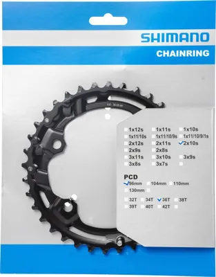 Immagine prodotto di SHIMANO DEORE FC-M4100-2/M4100-B2, ingranaggio, nero, SH-Y0LE98010