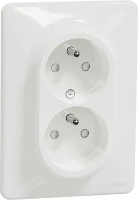 Obrázek produktu pro Dvojzásuvka Schneider Electric SEDNA SDD311211C 230V 16A 2P+PE bíla