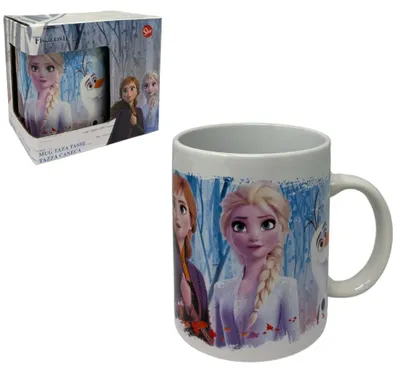 Image de Tasse en céramique "Frozen" de Disney, modèle "Mug", 325 ml, tasse pour enfants, idéale pour le petit-déjeuner