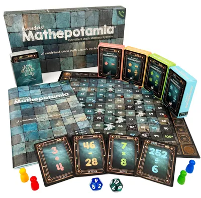 Immagine prodotto di Omgoods - Mathepotamia: un gioco da tavolo educativo per bambini dai 5 ai 9 anni
