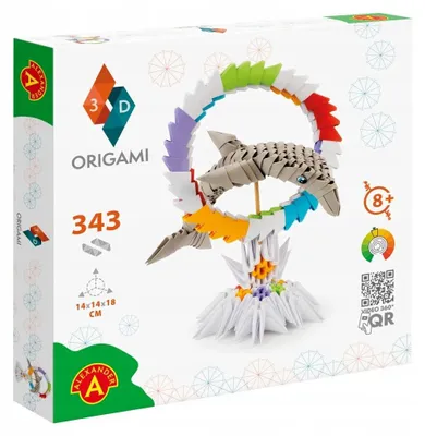 Produktbild von Alexander Origami 3D Delfin Bastelset Kreativ