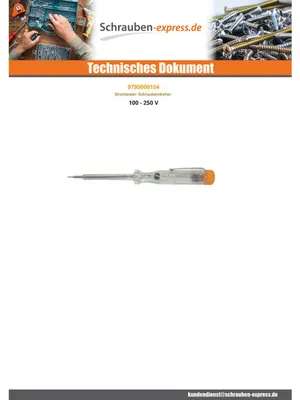 Produktbild von Spannungsprüfer-Schraubendreher