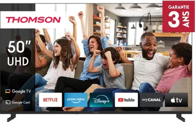 Image de TV LED Thomson 50UG4S14, 50 pouces (126 cm), 4K UHD, Google TV, HDMI 2.1