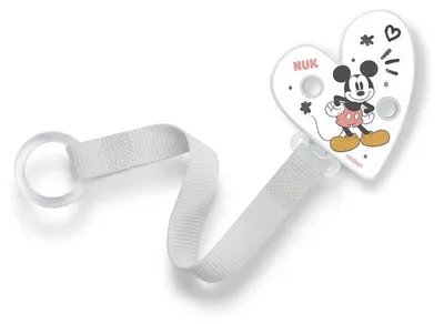 Image de Nuk, tétine Disney Mickey - attache-tétine universelle pour bébé