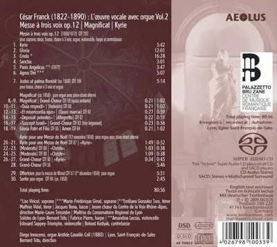 Produktbild von Die Vokalwerke Mit Orgel Vol.2