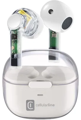 Produktbild von Cellularline FINE, True Wireless Stereo (TWS), Anrufe/Musik, 110 g, Kopfhörer, Weiß