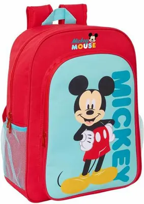 Immagine prodotto di Zaino scuola Mickey Mouse Blu Rosso 33 x 42 x 14 cm