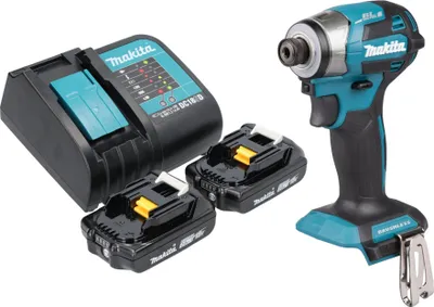 Image de Makita DTD 173 SA Clé à choc sans fil 18 V 180 Nm 1/4" Brushless + 2x batterie 2,0 Ah + chargeur