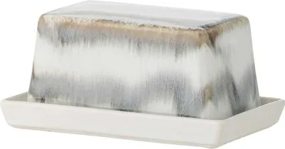 Produktbild von Paula Butterdose, Grau, Steingut