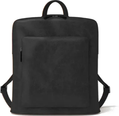 Produktbild von Eleganter Damen Veganer Kunstleder Rucksack 30605 Schwarz