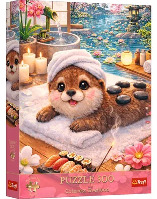 Immagine prodotto di Puzzle da 500 pezzi, "L'adorabile lontra", TREFL