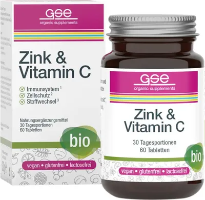 Obrázok produktu pre Zinok + vitamín C komplex 60 kapsúl 30g