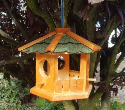 Produktbild von Vogelhaus, Vogelhäuschen zum hängen grün Typ 3 NEU