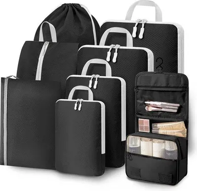 Produktbild von Große Kledingopslagbox mit Deckel, große Kledingbox, verstellbare Kledingbox, Kledingbox für Bettwäsche, Kledingbox für Kleidung, große Kledingbox für unter dem Bett