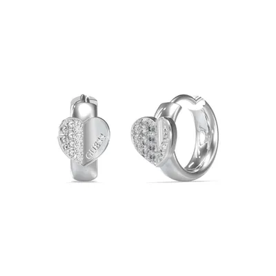 Produktbild von Guess - JUBE03039JWRHT/U - Creolen - Damen - Edelstahl und Zirkonia