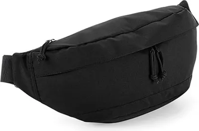 Immagine prodotto di BagBase BG143 | Borsa a marsupio oversize - 47 x 20 x 8 cm - Colore: Nero - Dimensioni: 47 x 20 x 8 cm