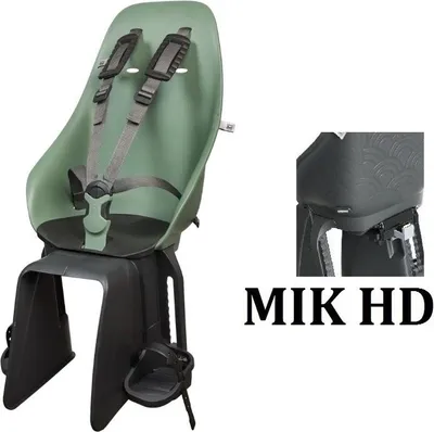 Produktbild von Urban Iki Fahrradkindersitz MIK HD Gepäckträger grün schwarz icho Green Bincho Black