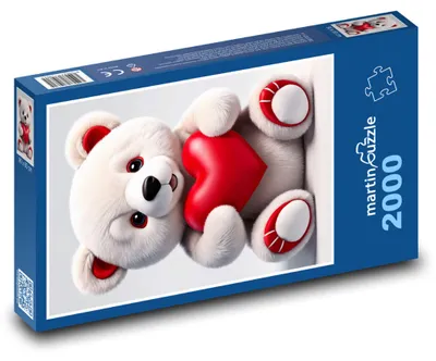 Obrázok produktu pre martinpuzzle – Puzzle 2000 – Medvedík na Valentína