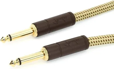 Immagine prodotto di Cavo per chitarra Tweed serie Luxe - 4,5 metri - Connettori ad angolo retto