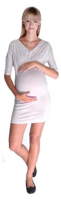 Produktbild von Damen Kleid Mini-Kleid Elegant ; Beige/XL/XXL 42/44