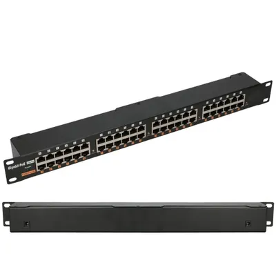 Obrázek produktu pro Extralink 24portový Gigabit PoE injektor 24× RJ45 1000 Mb/s Rack