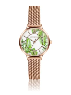 Image de Emily Westwood Montre femme bracelet à mailles d'or