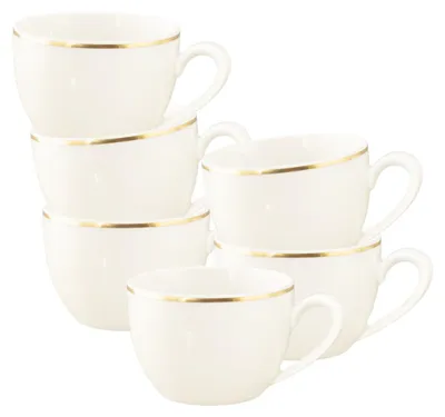Produktbild von Seltmann Weiden Savona Espressotasse 110 ml Goldlinie 6er Set