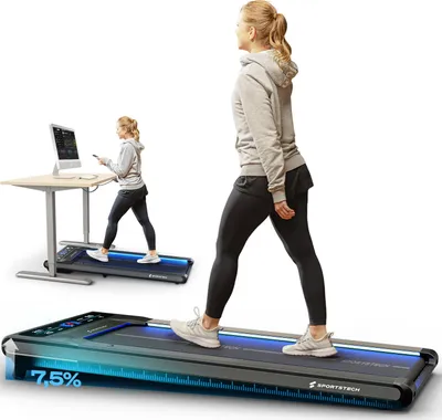 Produktbild von Sportstech Laufband sWalk_GR | LED-Feedback | 1-8 km/h Geschwindigkeit