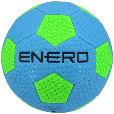 Produktbild von ENERO Softtouch Strand-Fußball Größe 5 – Weicher Beach-Fußball Blau – Leichter Trainingsball für Kinder & Erwachsene – Fußball für Strand & Freizeit