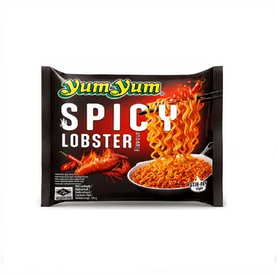Produktbild von Yum Yum Spicy Lobster Flavour Medium 100g Stir Fry Style - 1 Tüte Instant Nudel