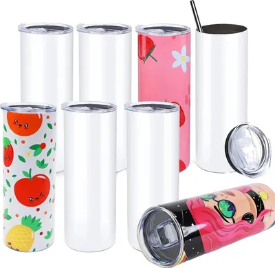 Produktbild von Sublimationsbecher, 20 Unzen Kapazität, Komplettes DIY-Set, 8Stück, 20oz