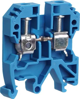 Produktbild von Reihenklemme Durchgangsklemme Verbindungsklemme N Klemme blau 10 mm²