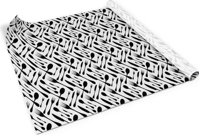 Produktbild von Besteck– Möbelfolie selbstklebend – PVC Klebefolie für Möbel – Küche – Schränke – Möbelrenovierungsfolie – Möbeldekorfolie – 100x50 cm