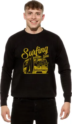Produktbild von Cotton Prime® Sweatshirt Surfing Time L Schwarz