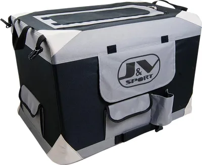 Zdjęcie produktu dla Składany kennel dla psa - 91 x 63 x 63 cm - Szary - Lekki