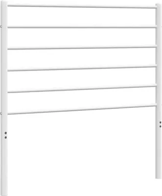 Produktbild von vidaXL Ersatz-Kopfteil Metall Weiß 100 cm