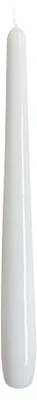 Produktbild von Gelackte Spitzkerzen Weiß 240 x Ø 23 mm, 12 Stück