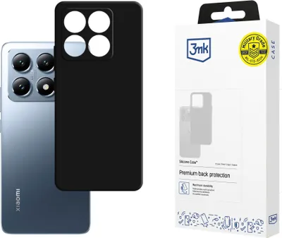 Image de 3mk Housse de protection Silicone Case Cover pour Xiaomi 14T noir Backcover