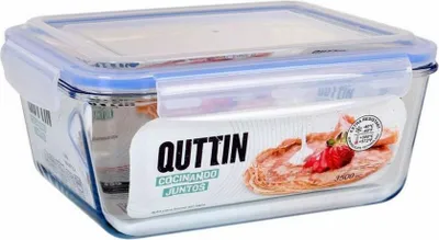 Produktbild von quttin   luftdichte Lunchbox, rechteckig 3,5 l (3 Stück)
