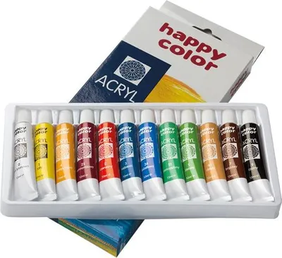 Produktbild von ACRYLFARBEN-SET 12 FARBEN x 12 ml 7385