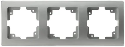 Produktbild von DELPHI 3-fach Rahmen silber