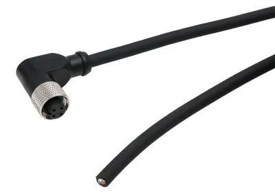 M12 A-codiertes 4-poliges Sensor-Aktuator-Kabel, 2 m