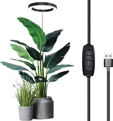 Obrázok produktu pre Svetlo na pestovanie rastlín Podlahová lampa Podlahový model Celospektrálne slnečné svetlo Veľký kvetináč plniace svetlo 3/9/12 hodín Časovanie 10 úrovní Stmievanie