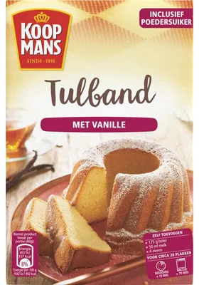 Immagine prodotto di Koopmans Hollandse Tulband Mix 465g – Miscela da forno tradizionale per cupcakes