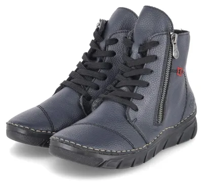 Produktbild von Rieker Damen Schnürstiefeletten Braun Synthetik Größe: 36